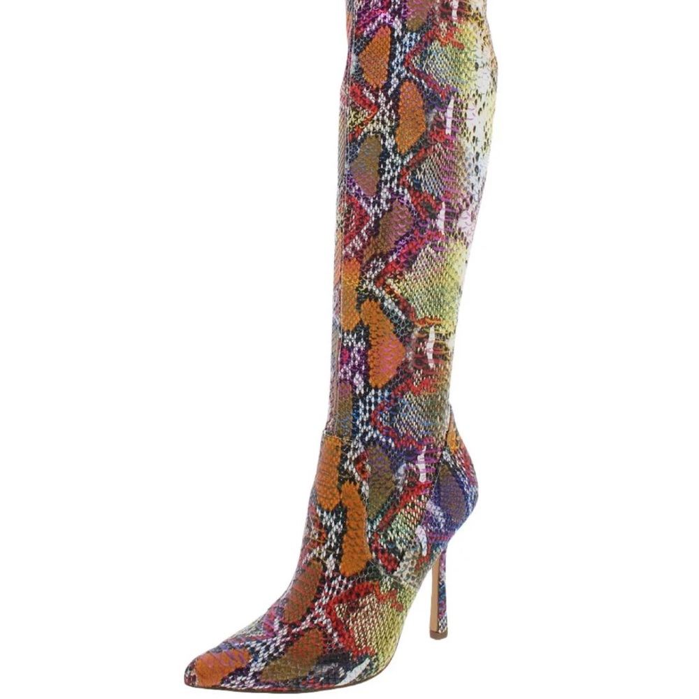 Steve Madden Vanquish Womens Padded Insole Stiletto Over-The-Knee Boots